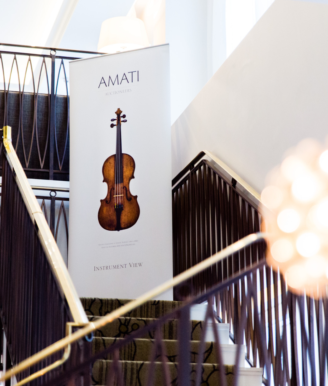 Amati is an online auction house specialising in the sale of stringed musical instruments.