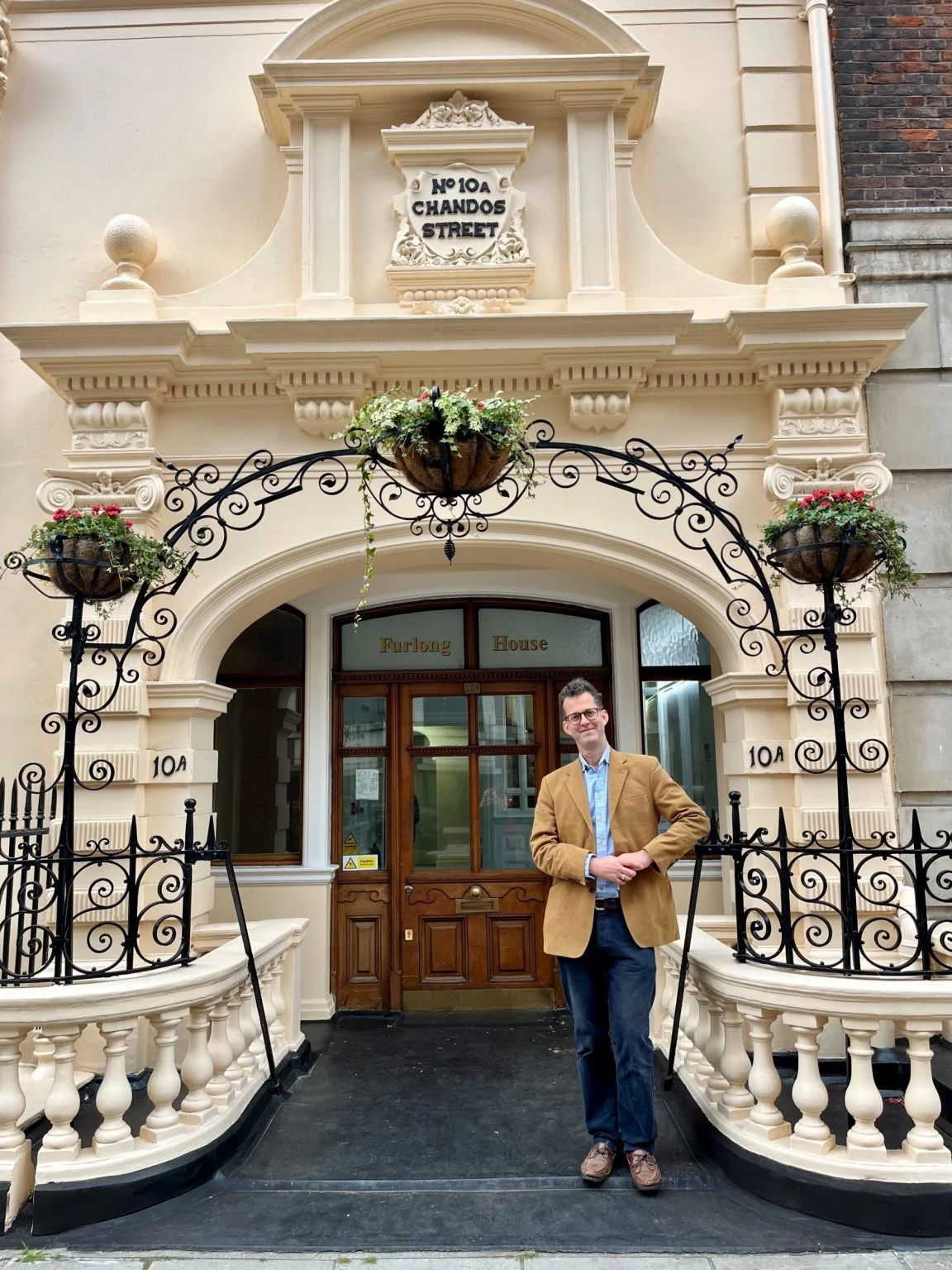 The Amati office at Furlong House, 10A Chandos Street, London