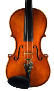 Violin by Karel Van der Linden, Hilversum, 20th Century, front