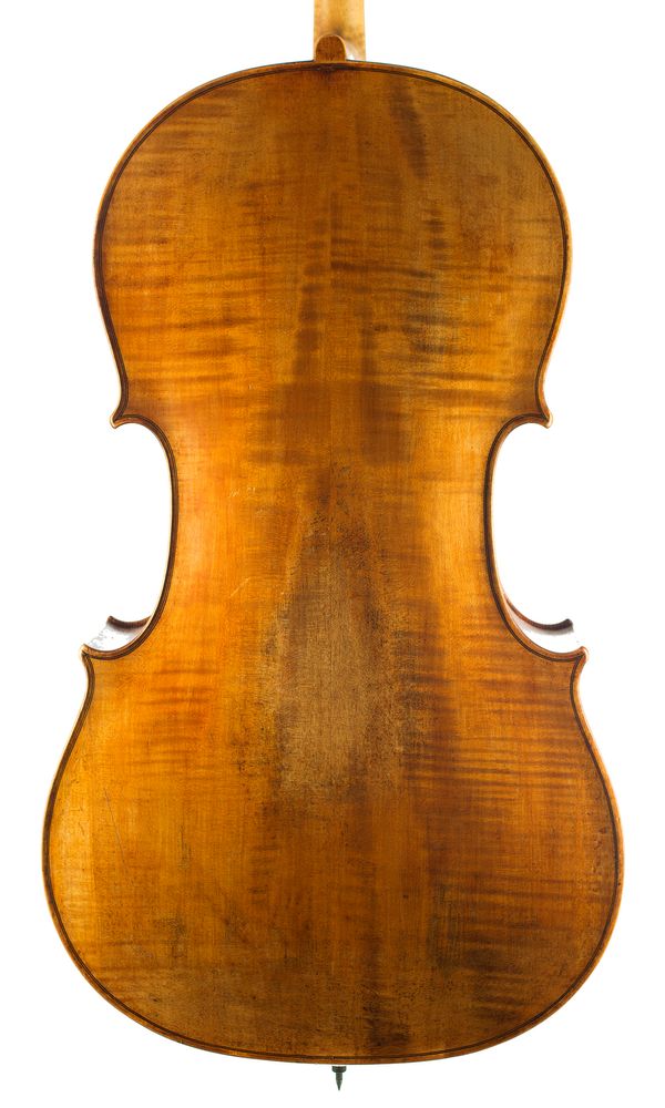 Cello, Workshop of Charles Louis Buthod, Mirecourt, 1890, back