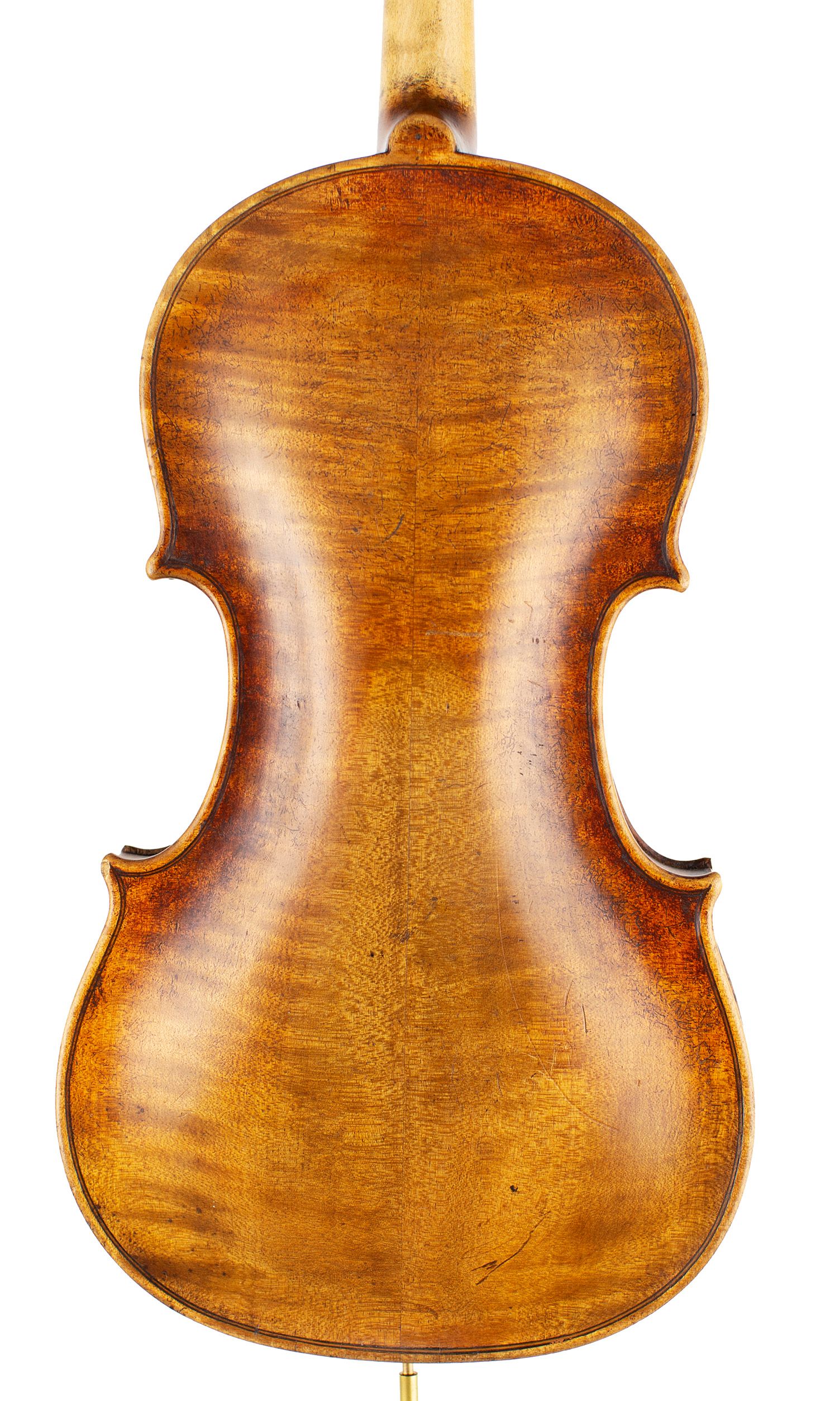 Violin, Workshop of Caussin, circa 1890 — back
