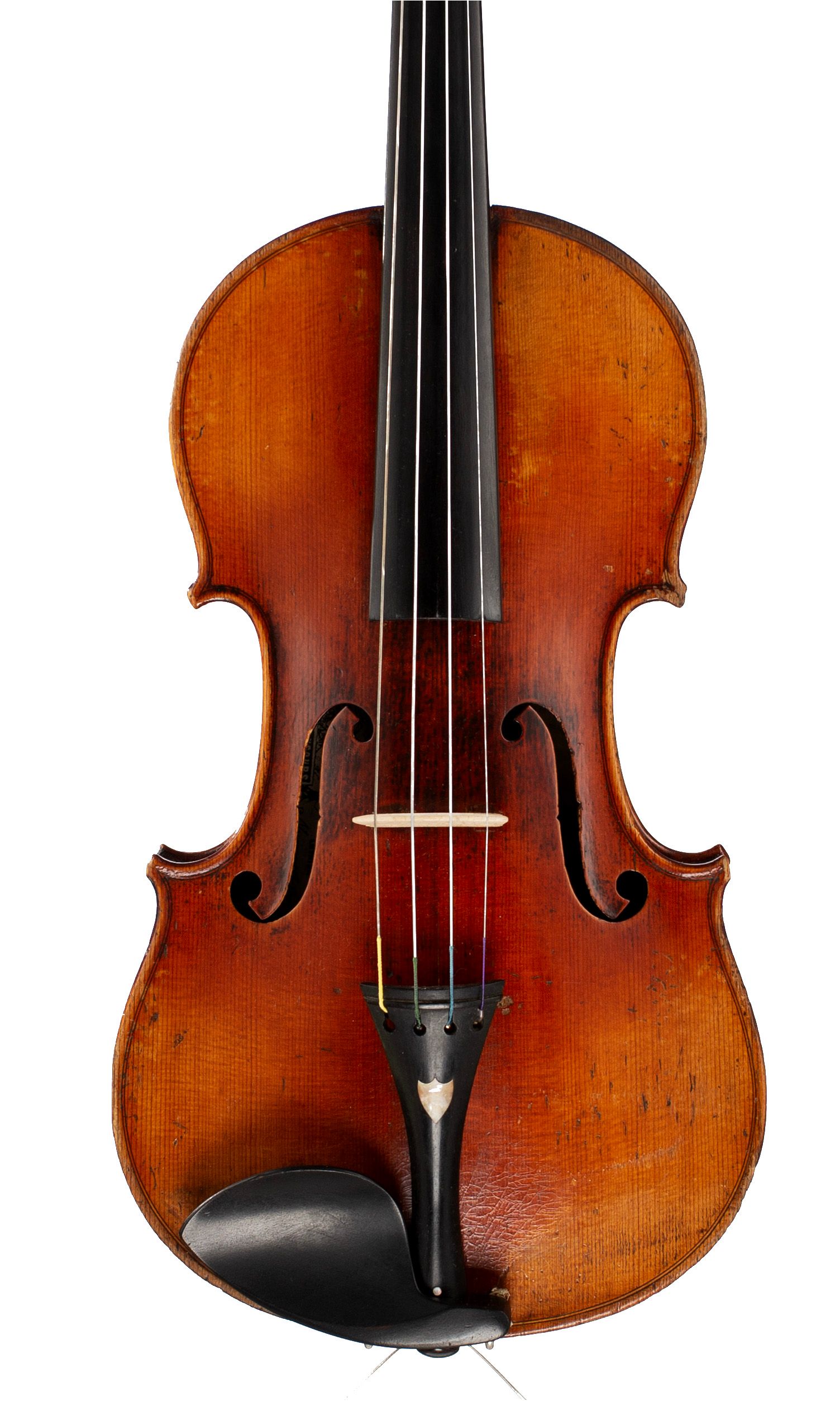 A violin by Joseph Philippe Grandjon, Mirecourt, circa 1860 — front