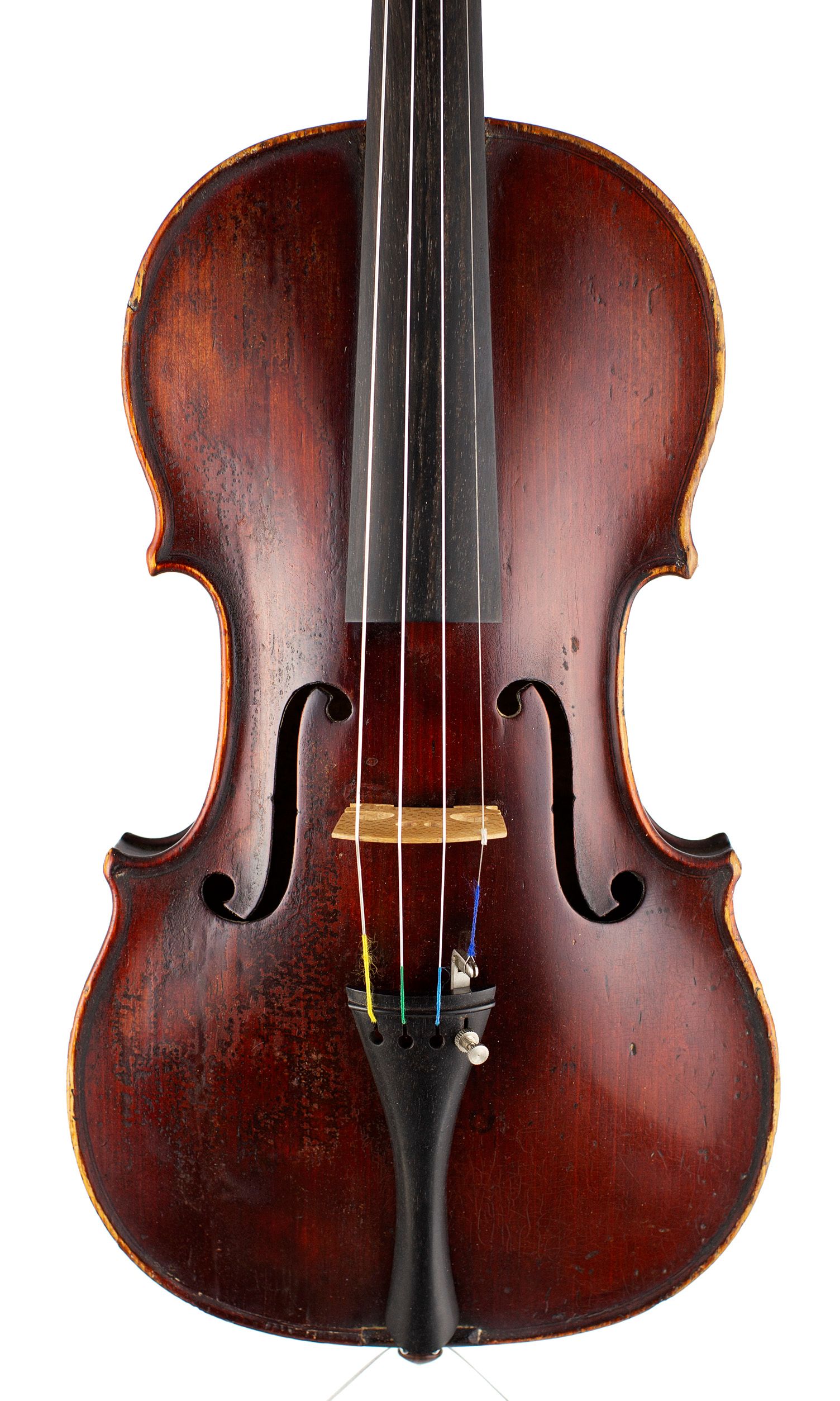 Violin by D. Nicolas Aine, Mirecourt, circa 1830 — front