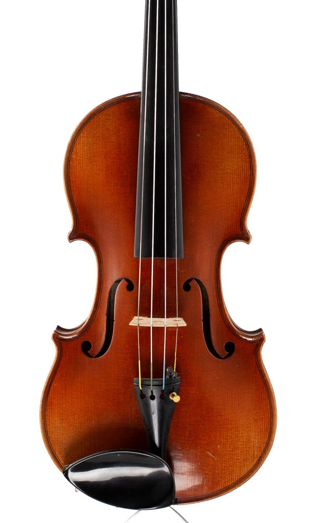 A violin by Albert Knüpfer, Wernitzgrün, circa 1900 — front