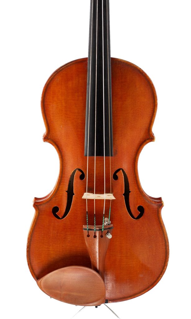 Violin by Niels V. R. Jensen, Oxford, 1976 — front