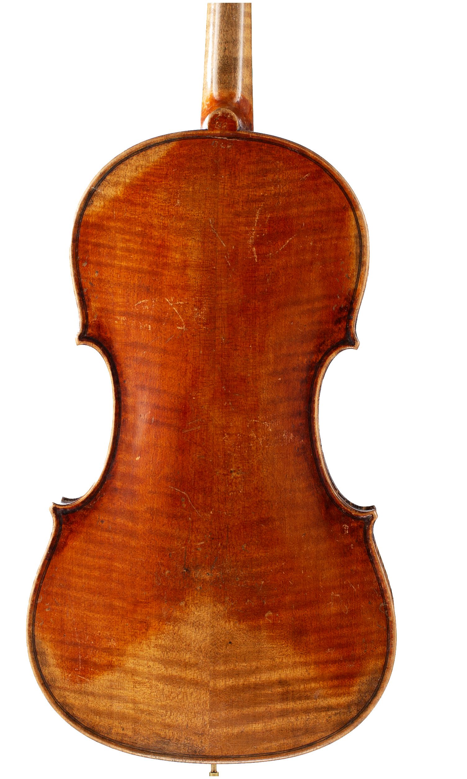 Violin, Circle of J. J. Grandjon, Mirecourt, circa 1880 — back
