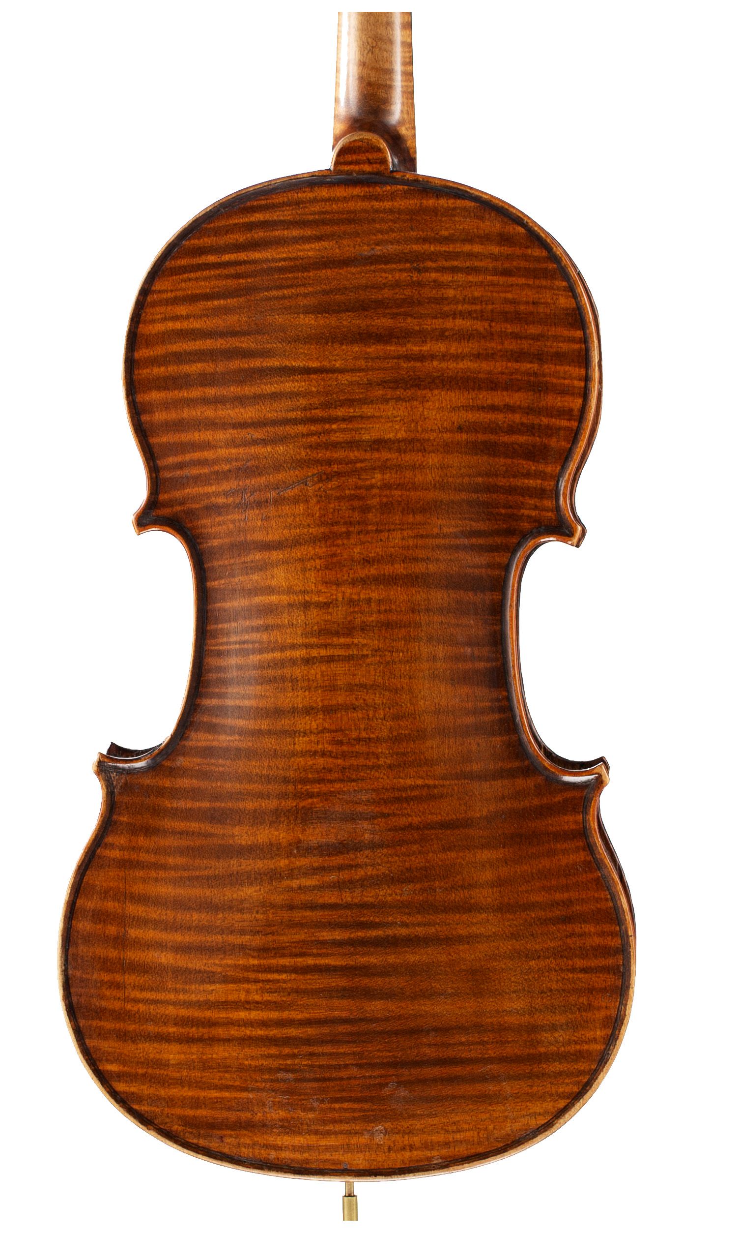 Violin, Workshop of Nicolas Aine, France, circa 1820 — back