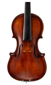 A violin by Harold E. Perkins, Liverpool, 1951 — front