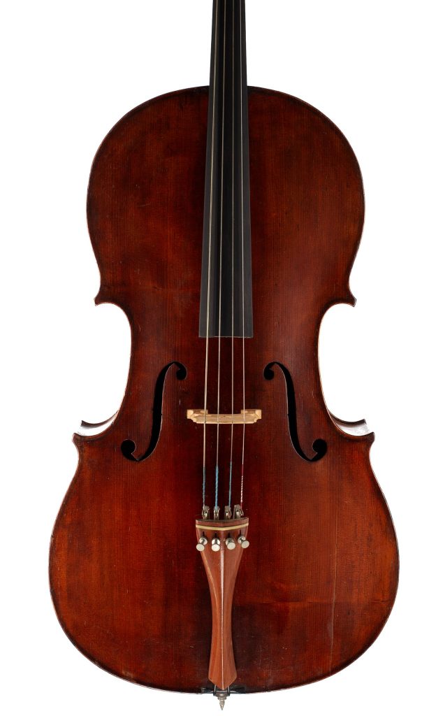 Cello, Workshop of Jérôme Thibouville-Lamy, Mirecourt, circa 1900 — front