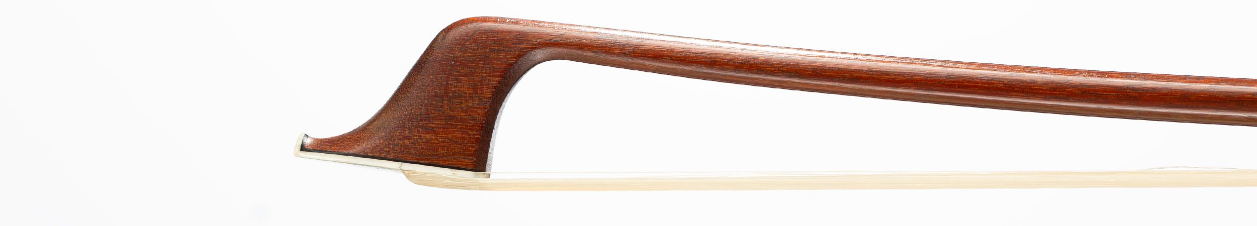 A silver-mounted cello bow by Vigneron Pére, circa 1900 — head