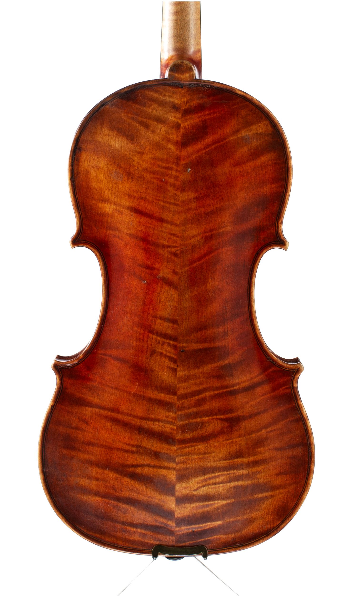 Violin by George Wulme-Hudson, London, 1915 — back