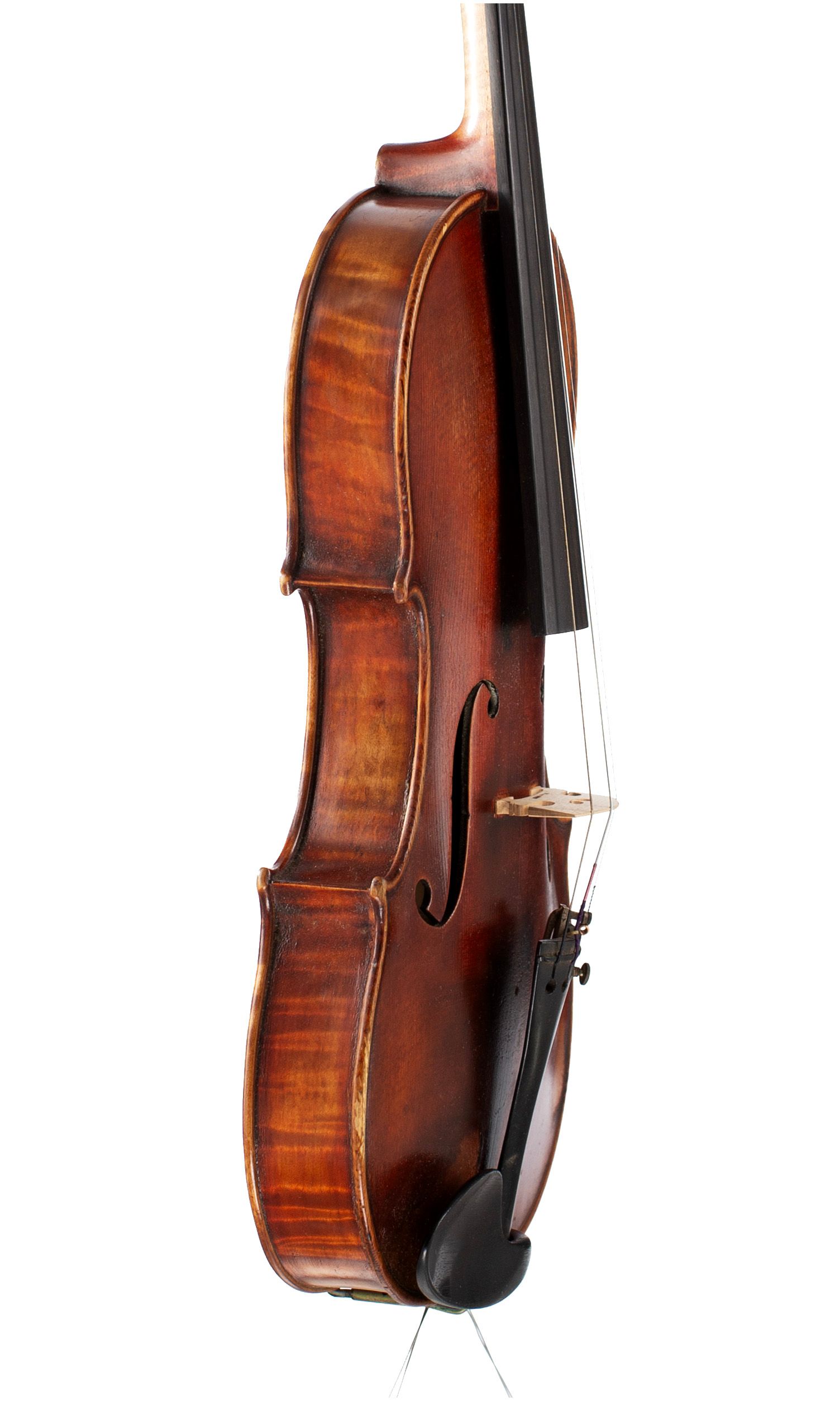 Violin by George Wulme-Hudson, London, 1915 — angled view, 70°