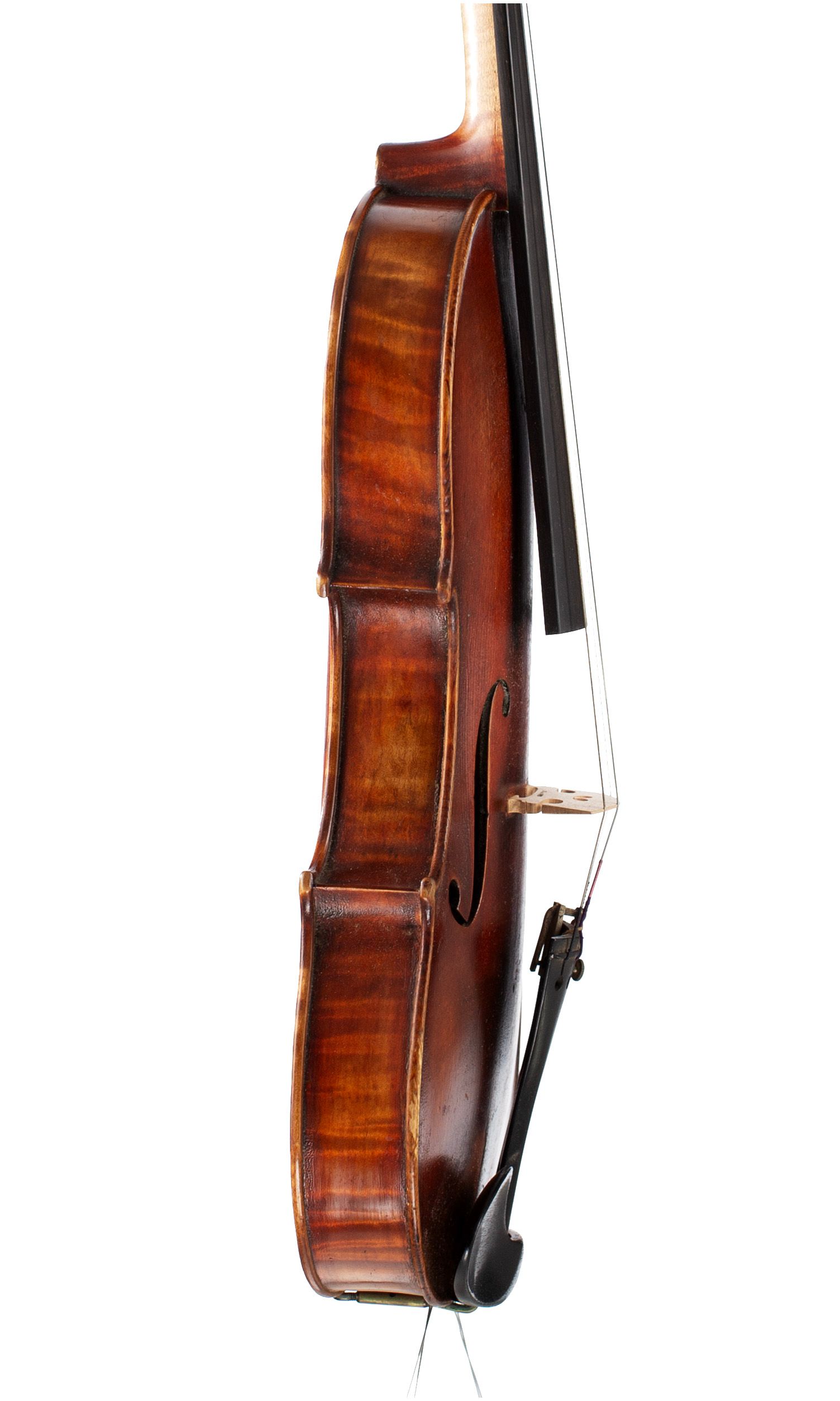 Violin by George Wulme-Hudson, London, 1915 — angled view, 80°