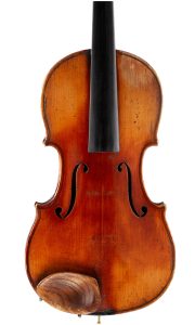 Violin by François Hippolyte Caussin, Neufchâteau, 1863 — front