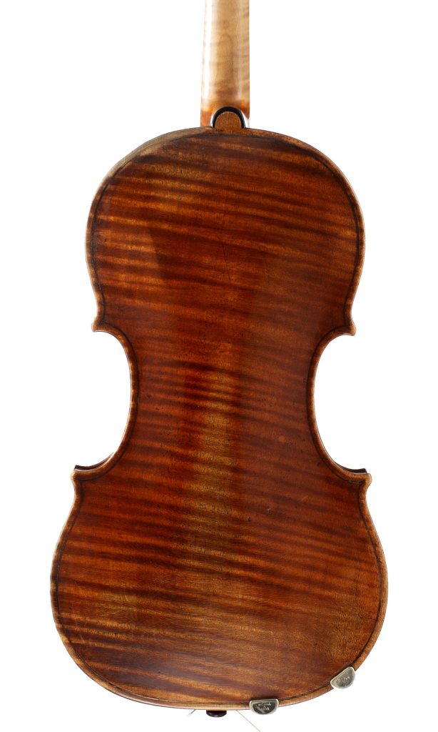 Violin by Jacob Fendt, London, circa 1830 — back