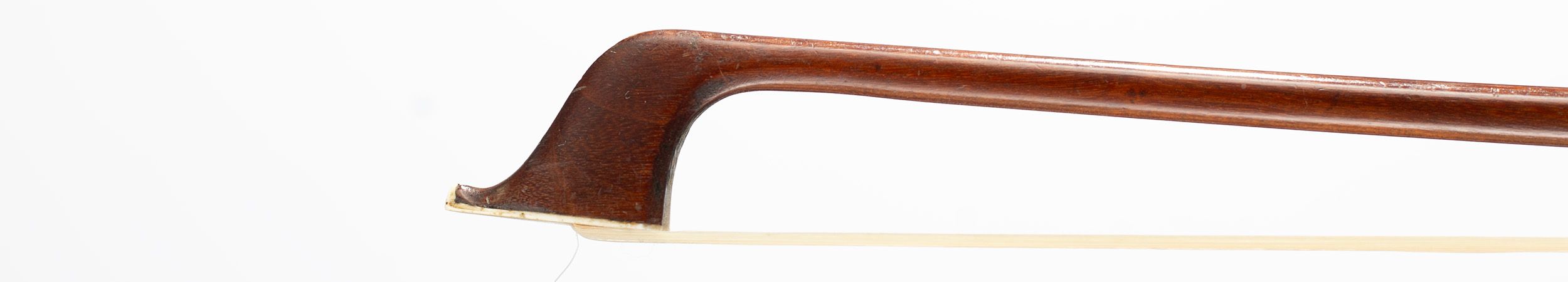 A silver-mounted cello bow by John Dodd, London, circa 1820 — head