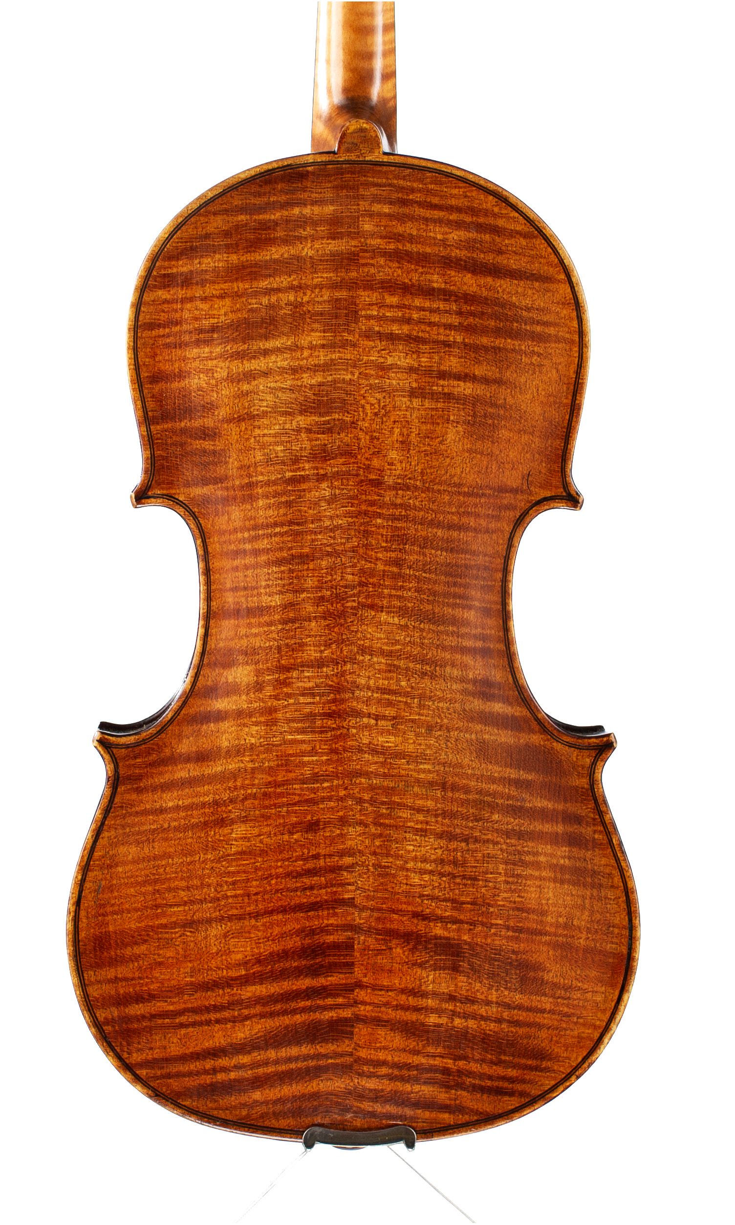 Violin by G. Powell, Bridlington, 1924 — back