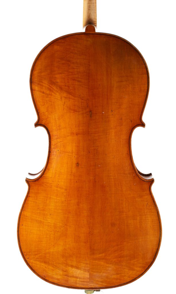Cello by Thomas Kennedy, circa 1835 — back