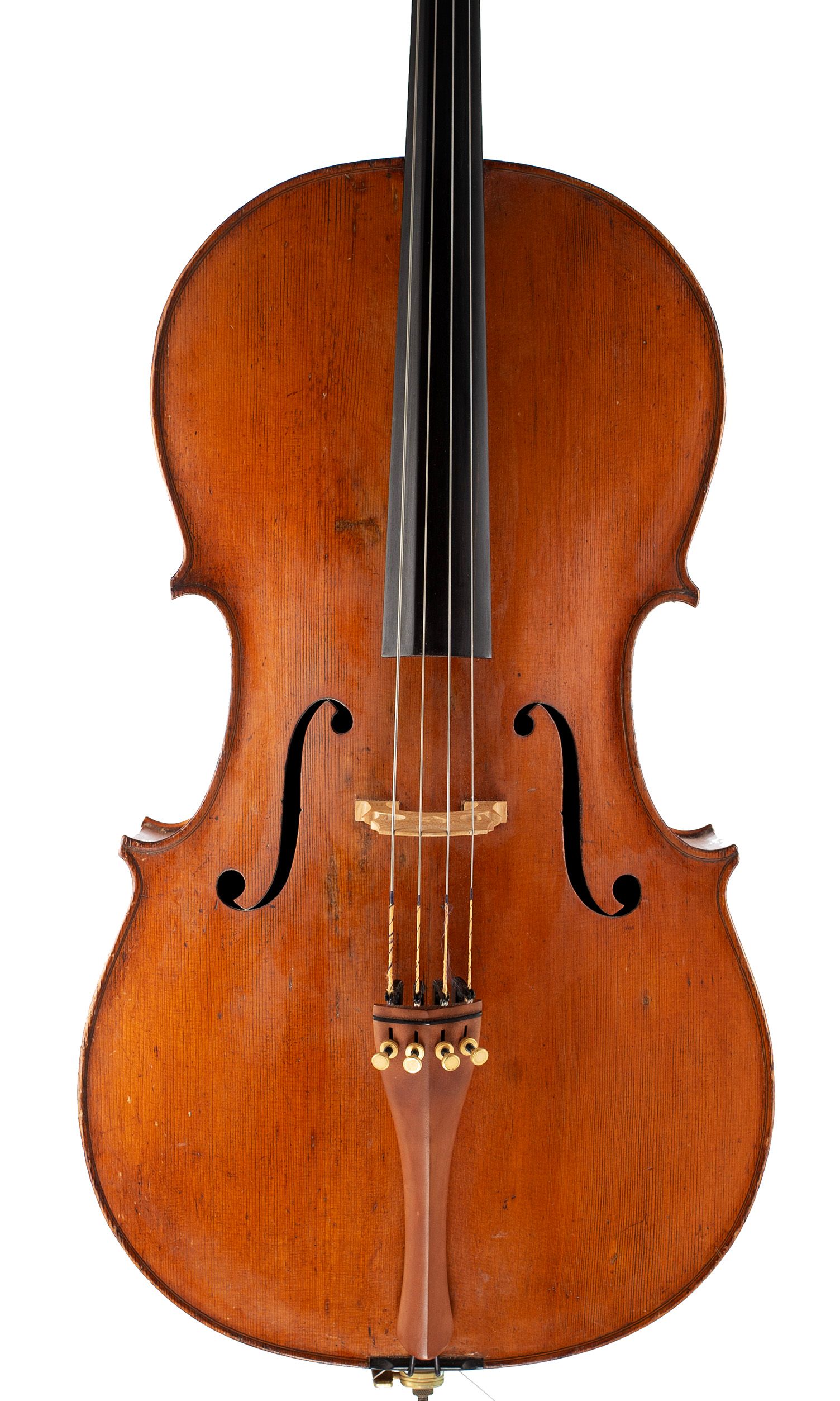 Cello by Thomas Kennedy, circa 1835 — front