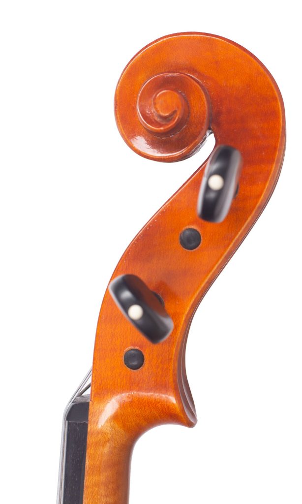 Viola, Workshop of C. A. Gotz, Germany, 1980 — scroll
