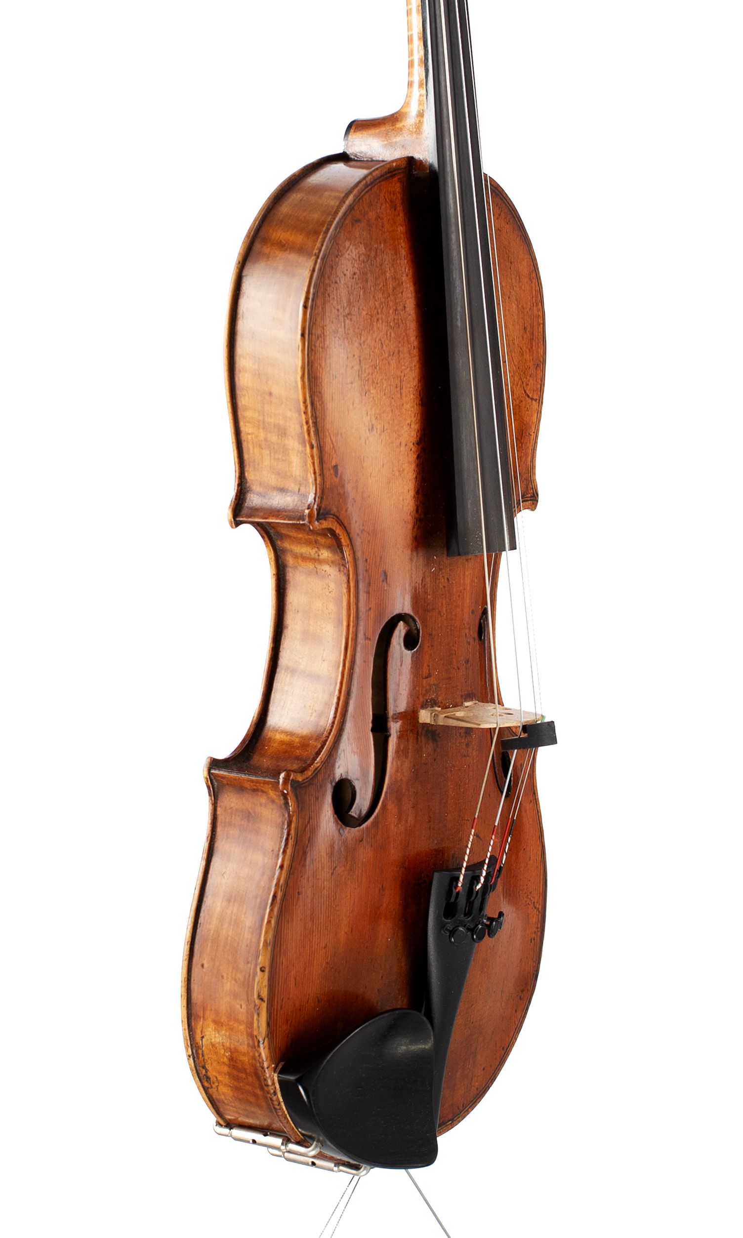 A violin by Pasquale Ventepane, Naples, circa 1850 — angled view, 60°
