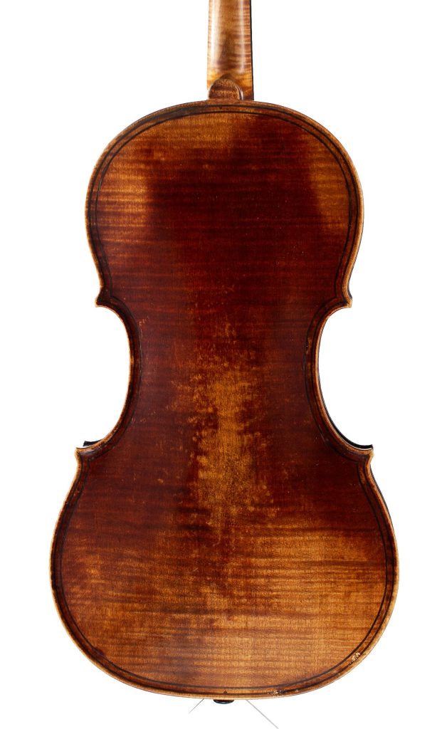 Viola by Pierre & Hippolyte Silvestre, Lyon, 1842 — back