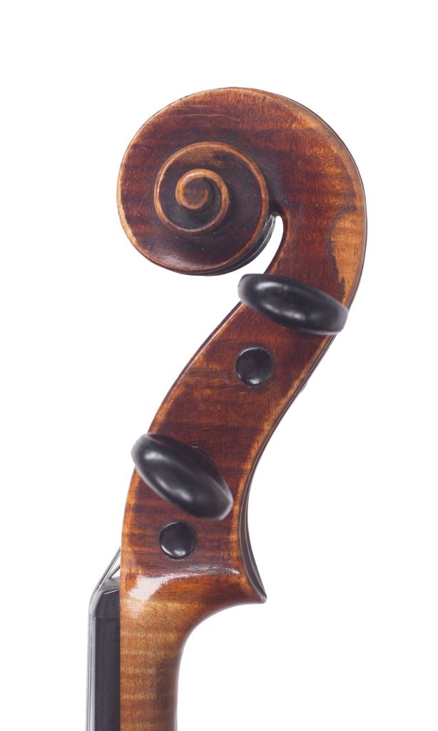 Viola by Pierre & Hippolyte Silvestre, Lyon, 1842 — scroll
