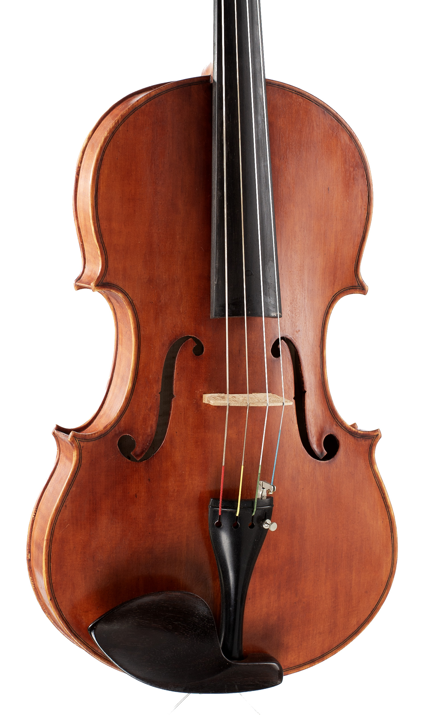 A viola by Rudolf Masurat, Lübeck, 2020 — angled view, 20°