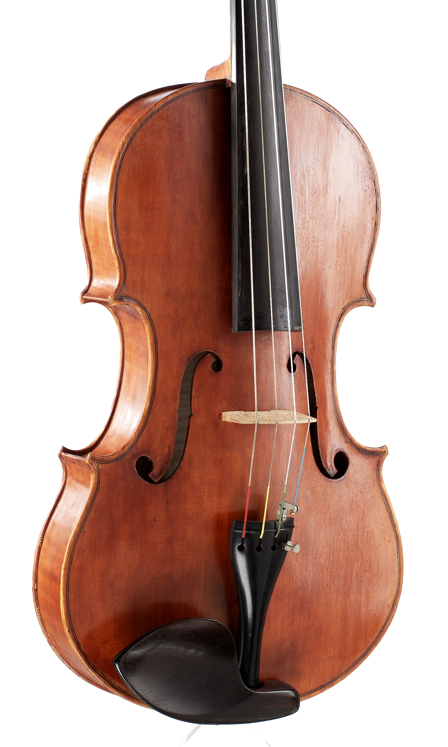 A viola by Rudolf Masurat, Lübeck, 2020 — angled view, 30°