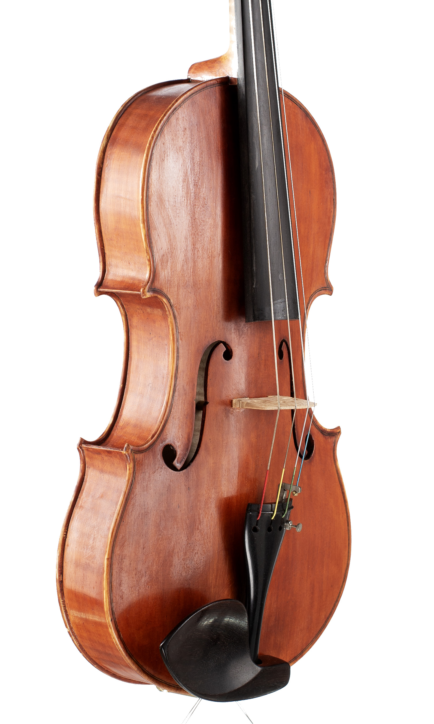 A viola by Rudolf Masurat, Lübeck, 2020 — angled view, 50°