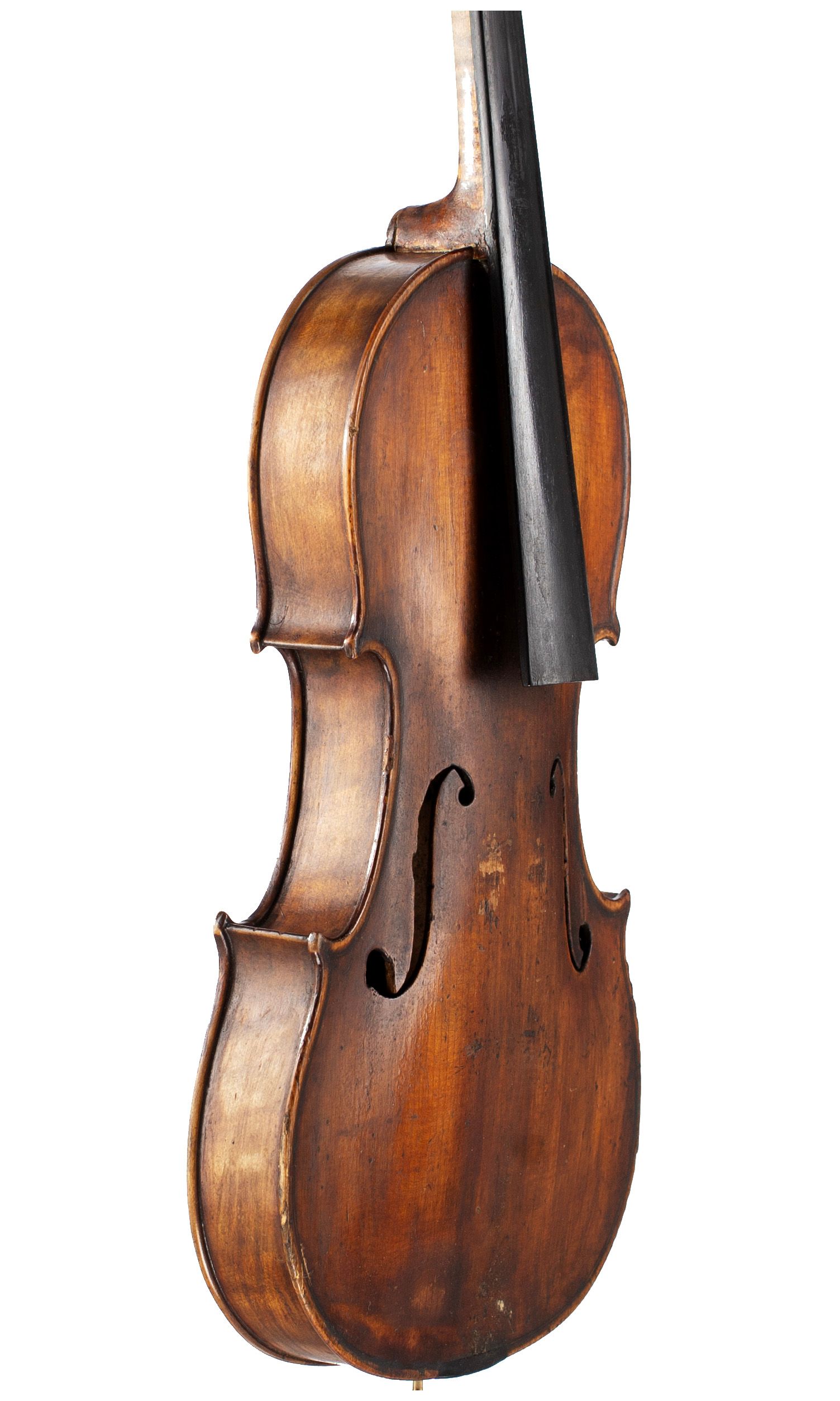 A violin by Alexander Smillie and Son, Glasgow, 1904 — angled view, 60°