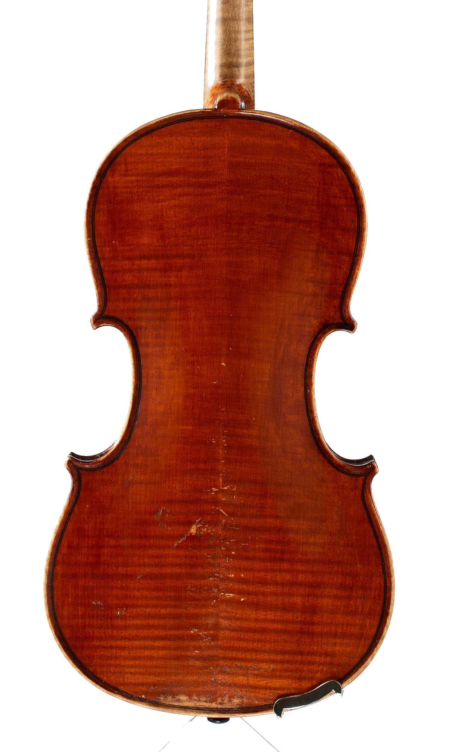 Violin, Workshop of Alfred Moritz, Germany, 1893 — back