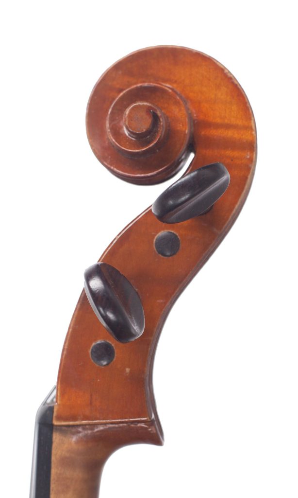 Viola by René Morizot, Mirecourt, 1967 — scroll