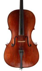 Cello by William Piper, Hanbury, circa 1980 — front