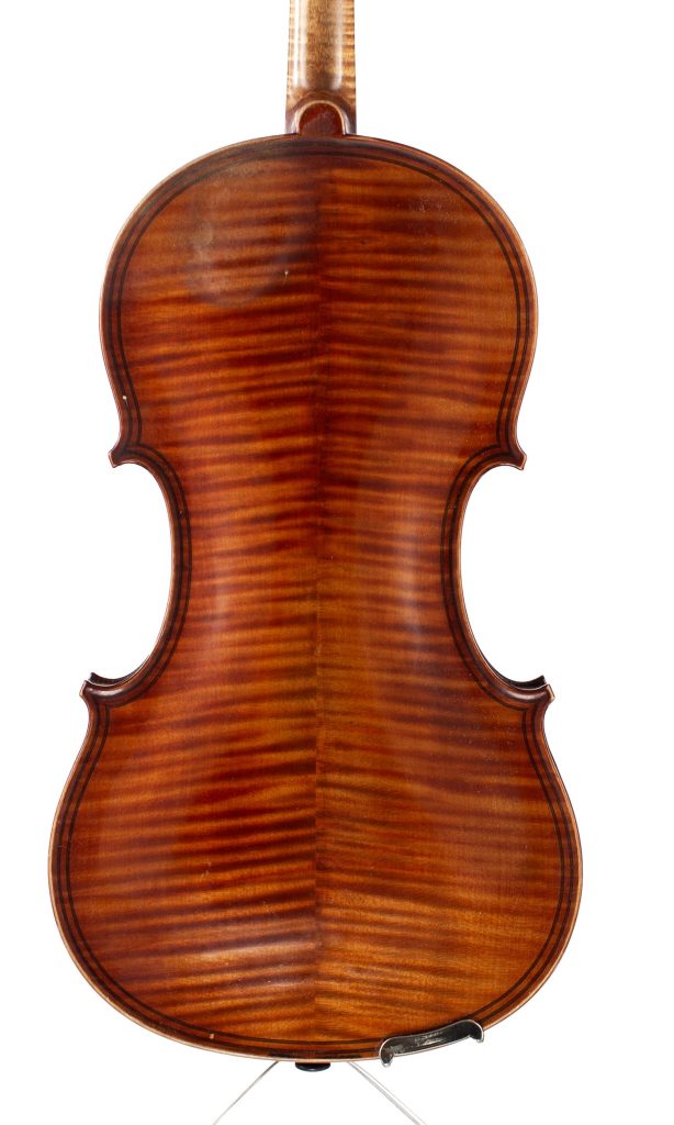 A violin by Charles Jean-Baptiste Collin-Mézin III, Mirecourt, 1949 — back