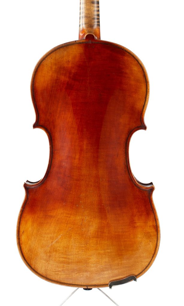 Violin, Workshop of Jérôme Thibouville-Lamy, Mirecourt, circa 1920 — back