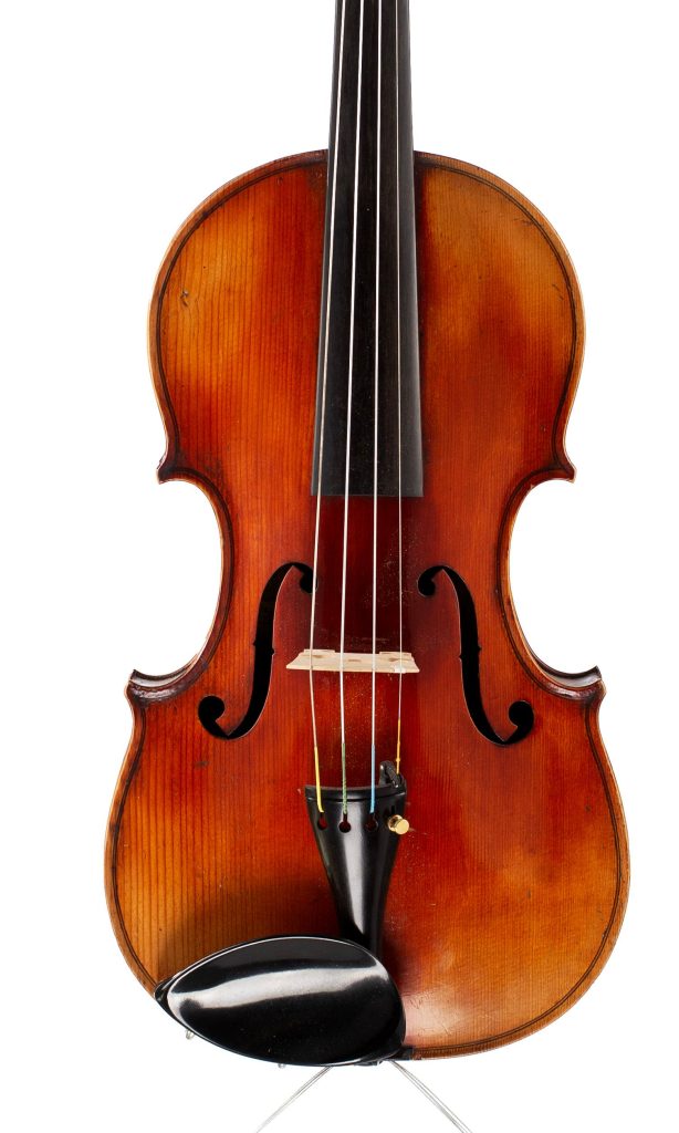 Violin, Workshop of Jérôme Thibouville-Lamy, Mirecourt, circa 1920 — front