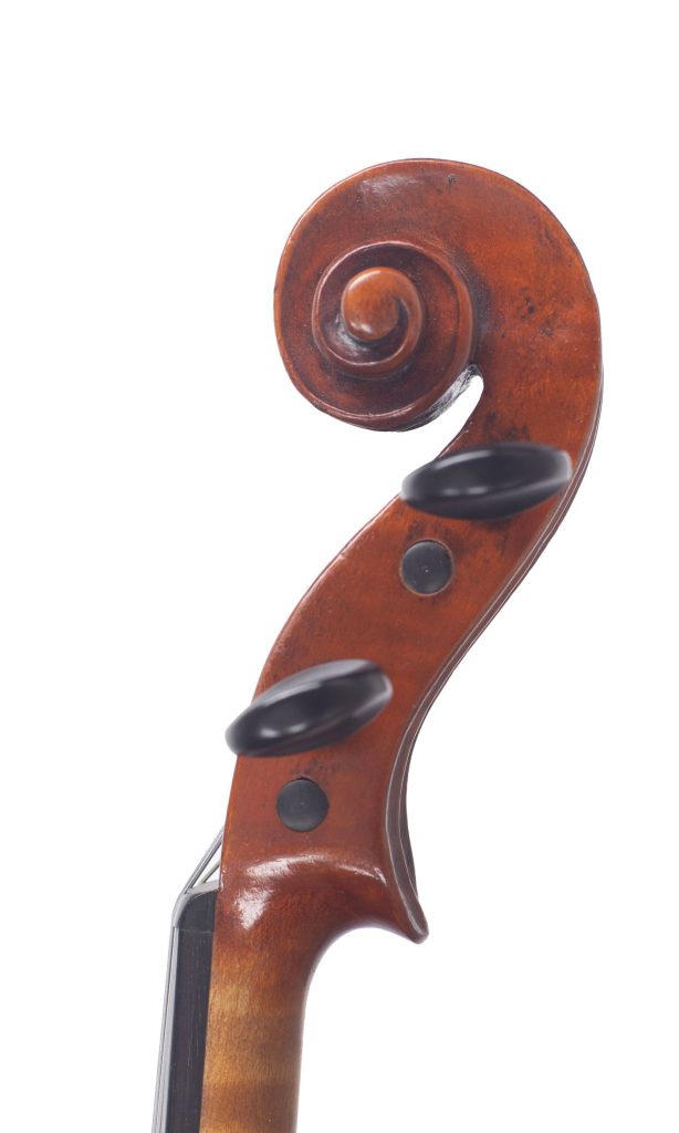 Violin, Workshop of Forster, circa 1800 — scroll
