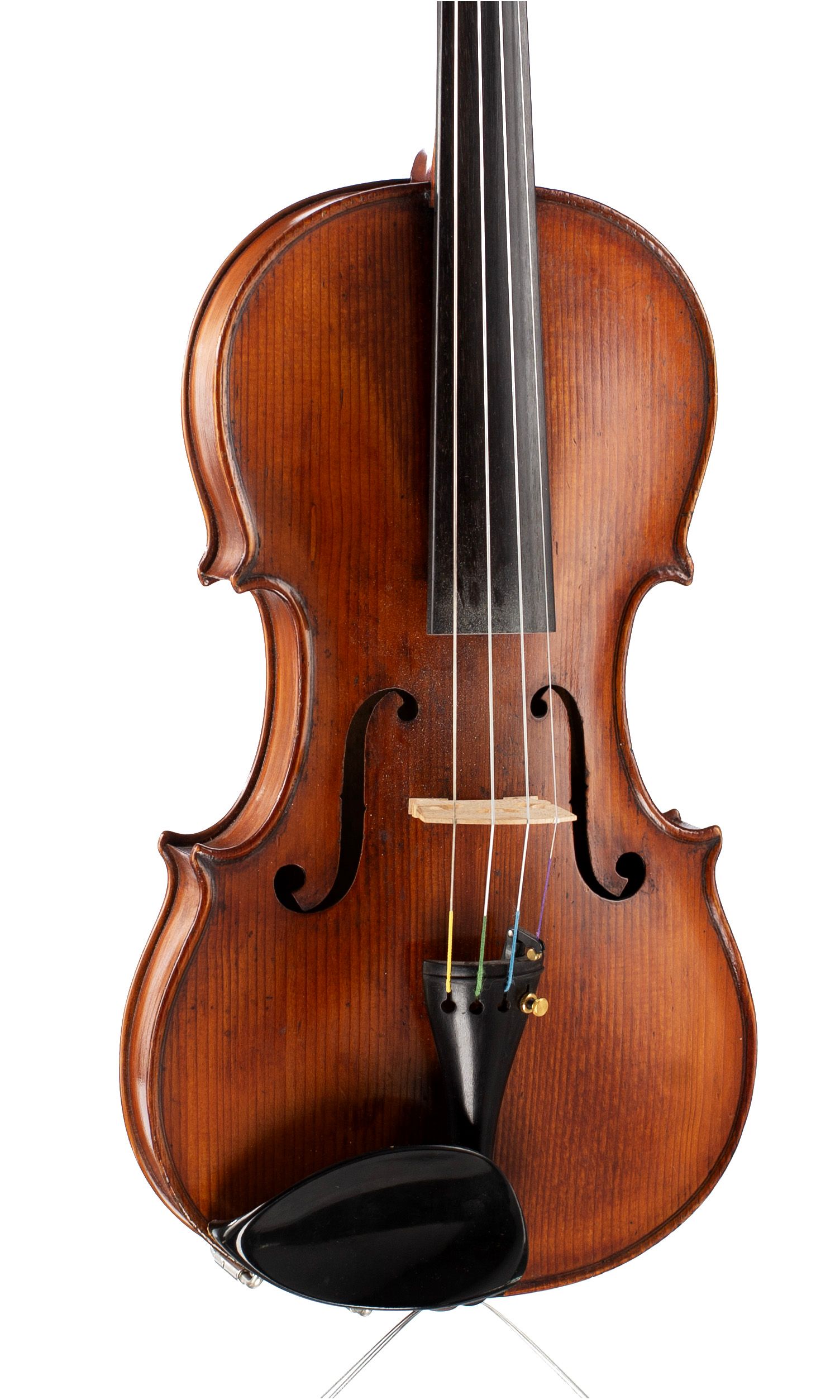Violin, Workshop of Forster, circa 1800 — angled view, 20°
