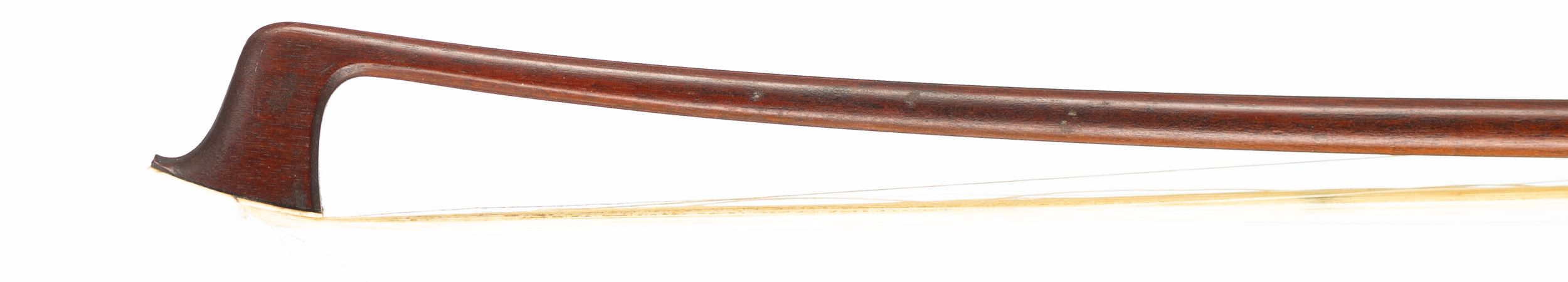A silver-mounted violin bow by Émile-Auguste Ouchard Fils, early 20th Century — head