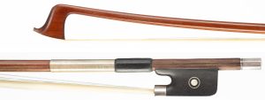 A silver-mounted violin bow by Émile-Auguste Ouchard Fils, Paris, early 20th Century — head and frog