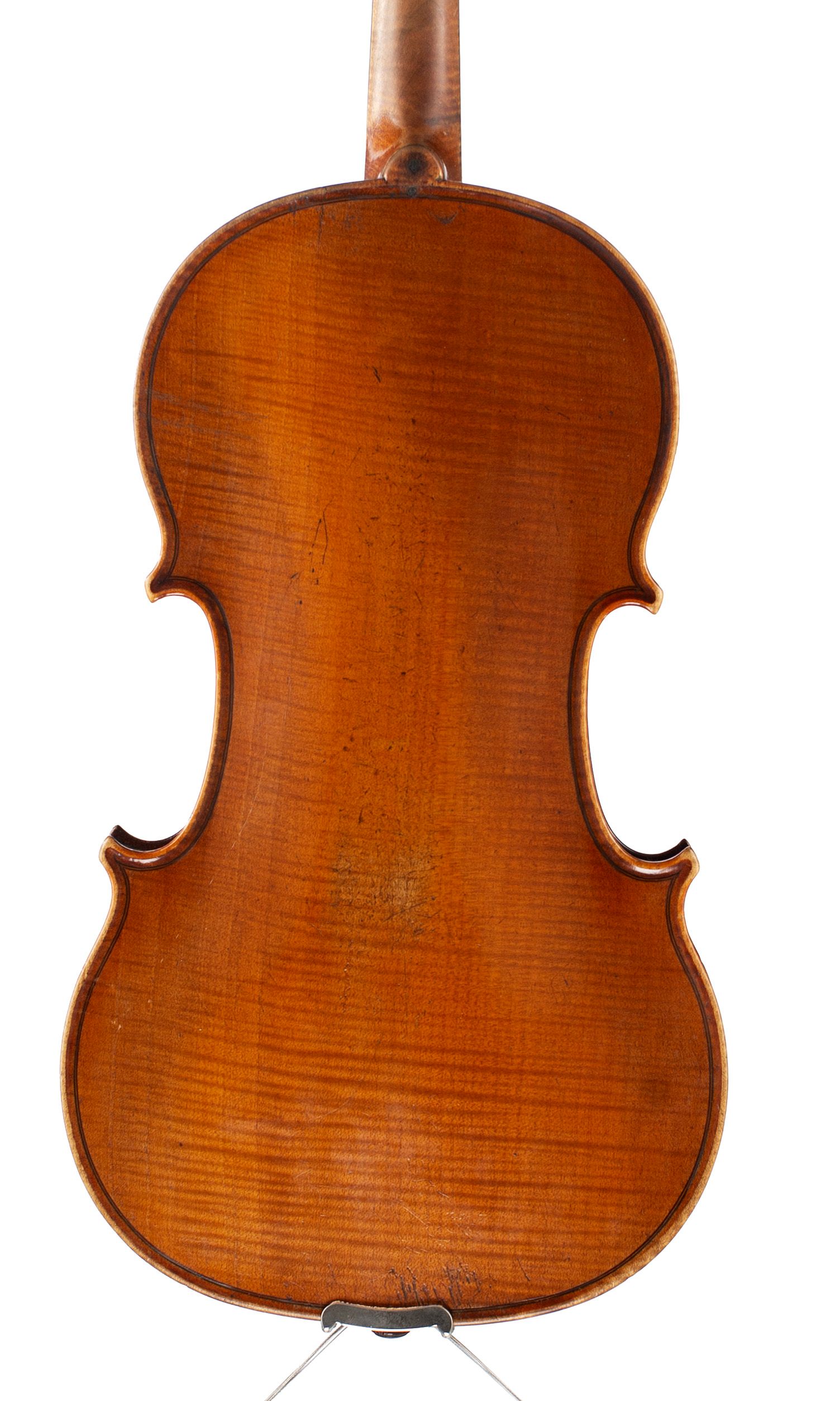 Violin, Workshop of Didier Nicolas Aine, circa 1850 — back