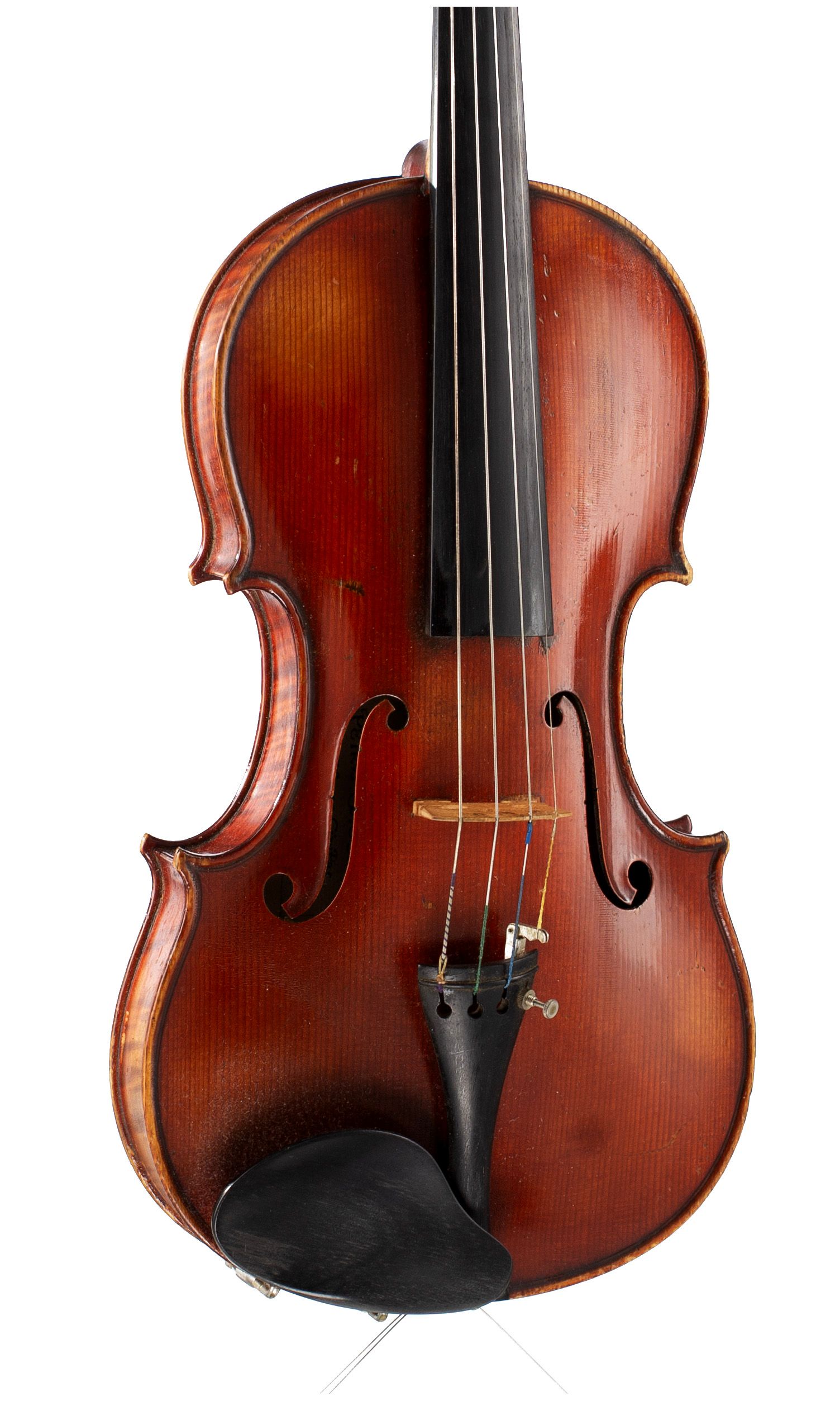 Violin by Pierre Gaggini, Nice, 1944 — angled view, 20°