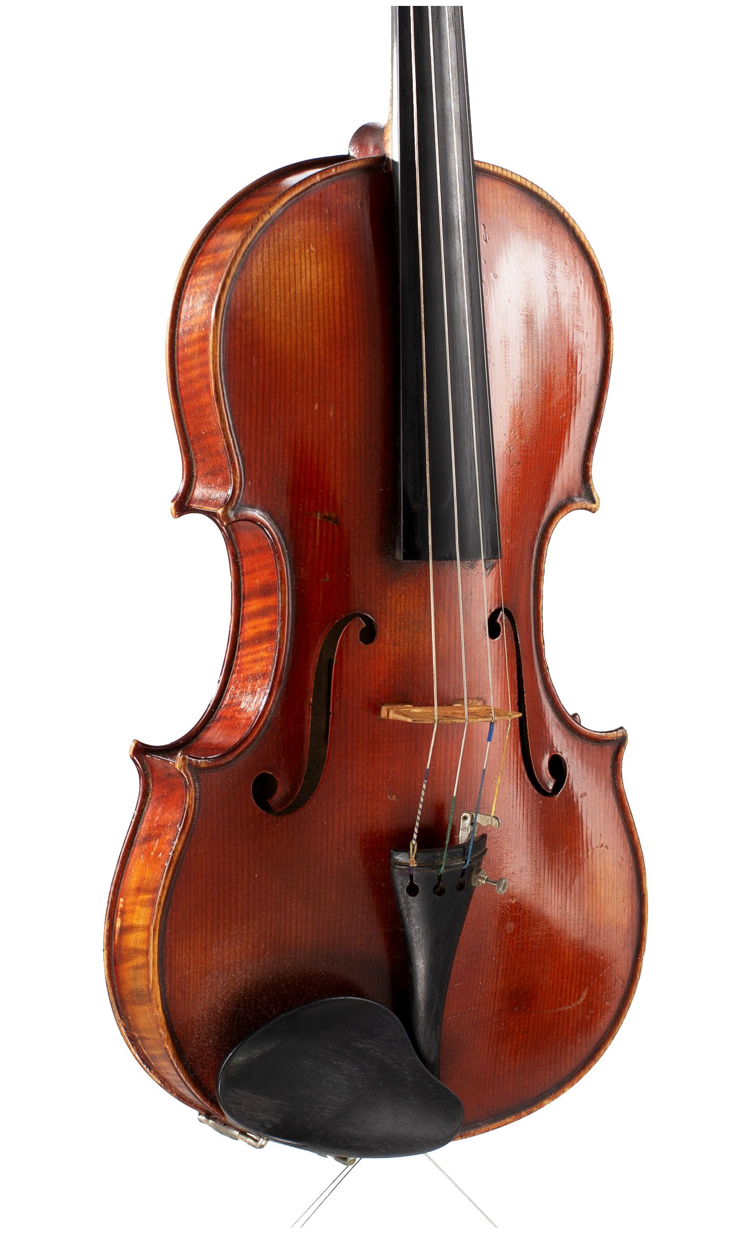 Violin by Pierre Gaggini, Nice, 1944 — angled view, 30°