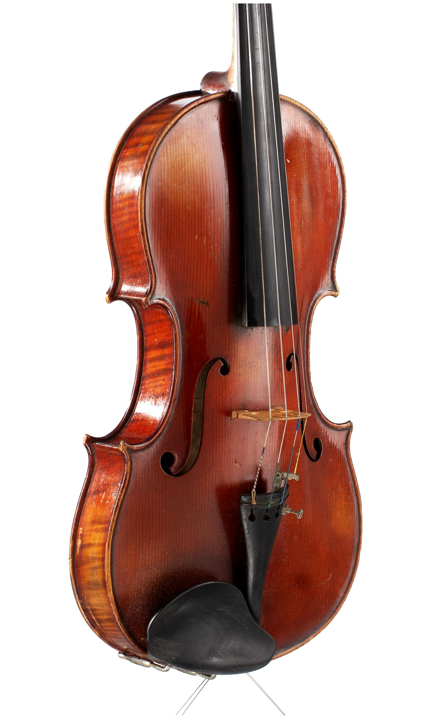 Violin by Pierre Gaggini, Nice, 1944 — angled view, 40°