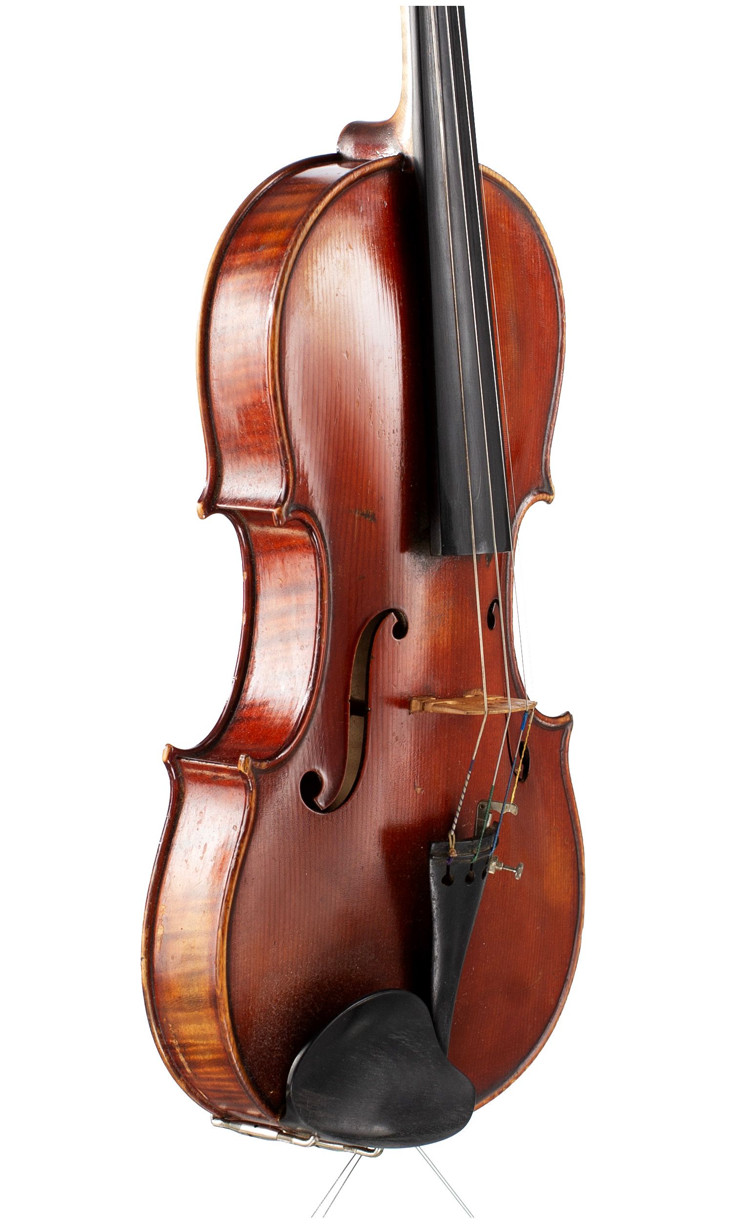 Violin by Pierre Gaggini, Nice, 1944 — angled view, 50°