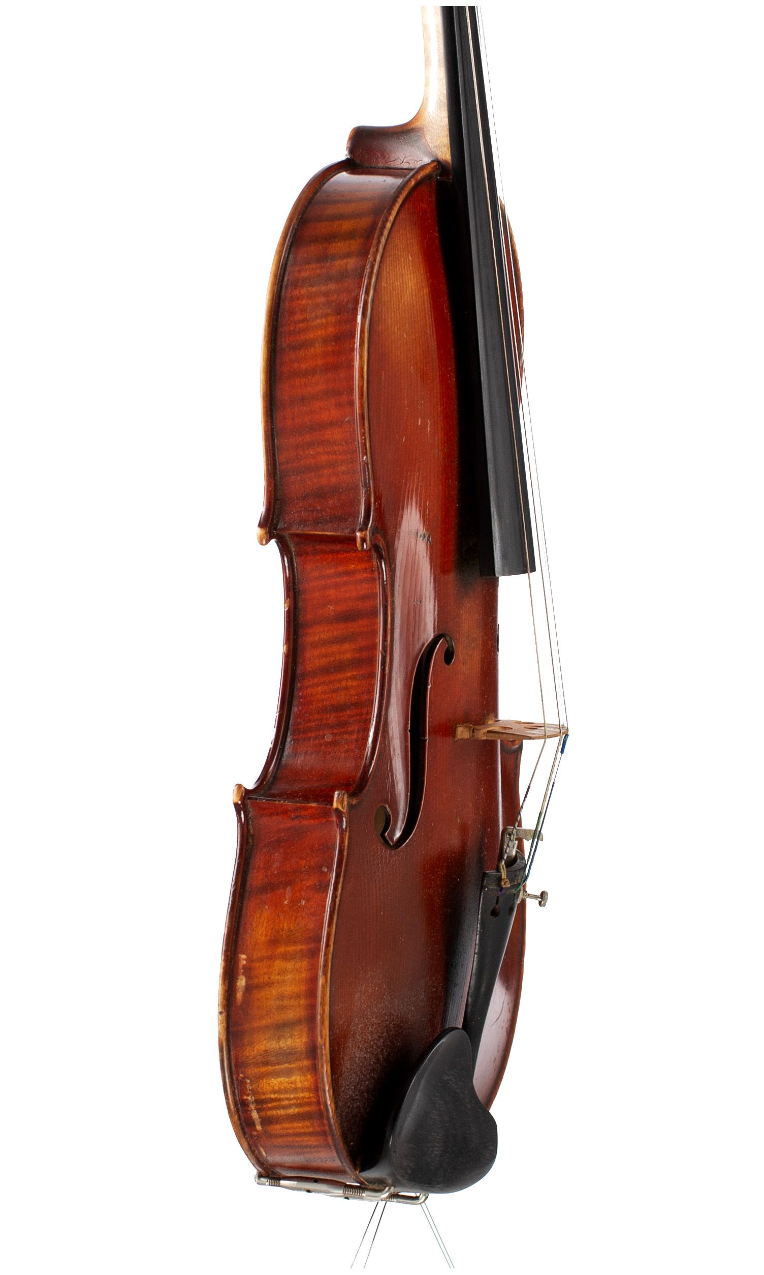 Violin by Pierre Gaggini, Nice, 1944 — angled view, 70°