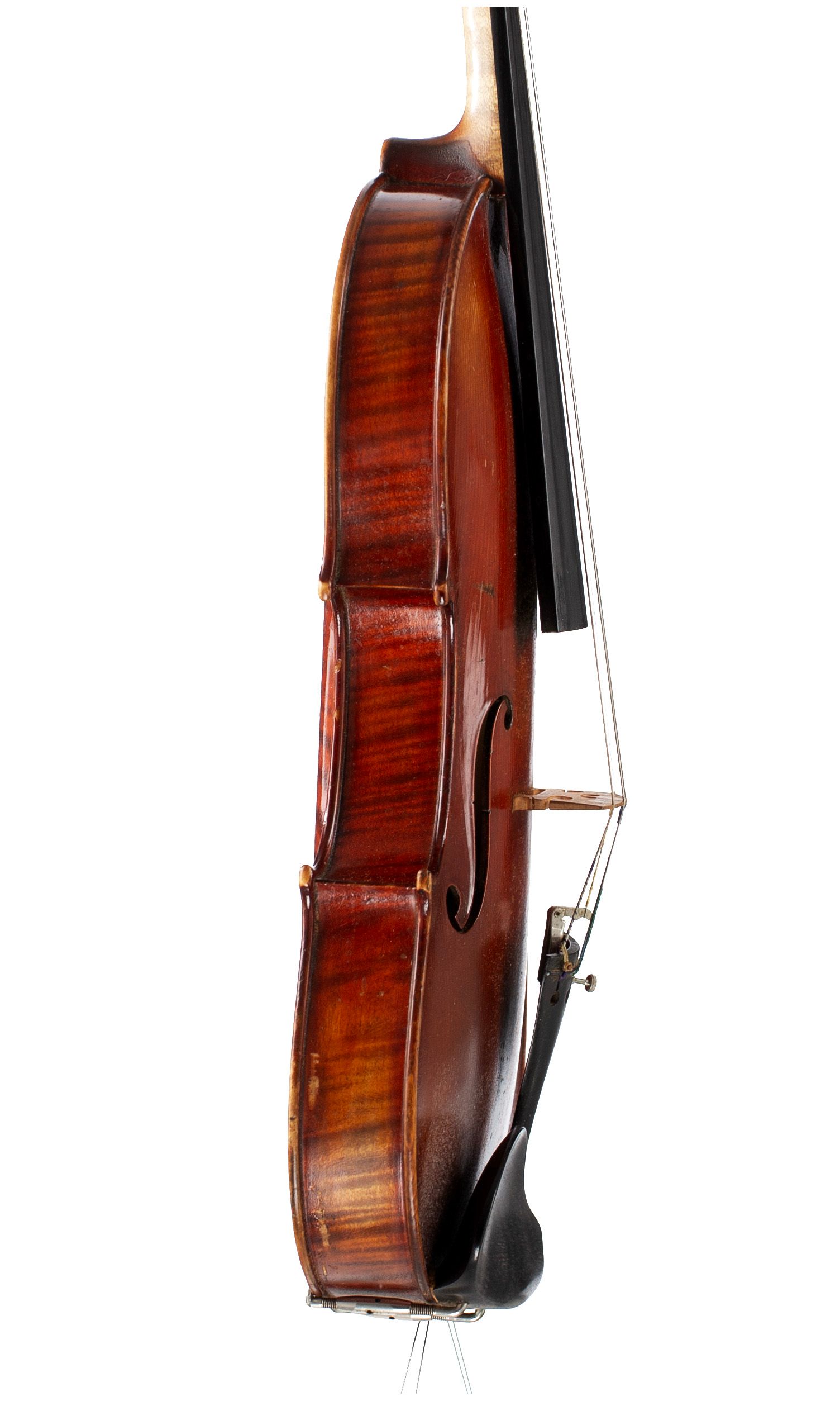 Violin by Pierre Gaggini, Nice, 1944 — angled view, 80°