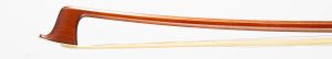 A silver-mounted violin bow by A. Herr Mönnig — head and frog