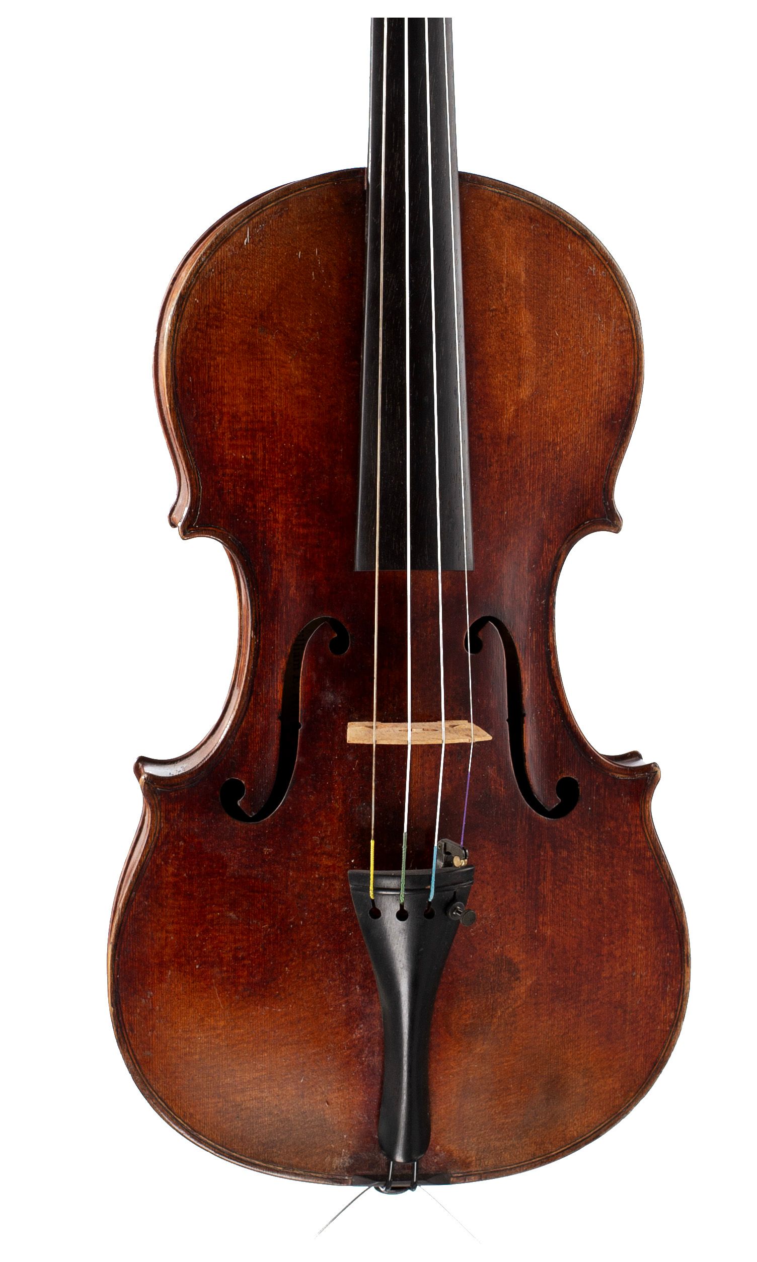 Violin by George Craske, London, circa 1870 — angled view, 10°